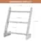3-Tier Rustic Wood Farmhouse Wall Hanging Ladder Towel Rack